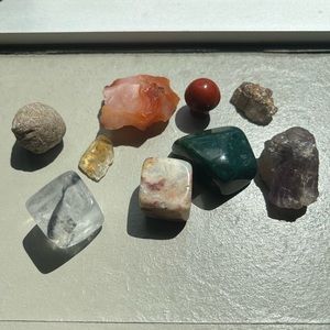 Assorted crystals